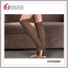 2015 Best Design Winter Leg Warmers Foot Knitting Wool Socks